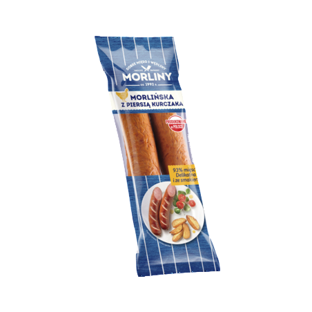 Kiełbasa morlińska z piersią kurczaka 400 g Morliny